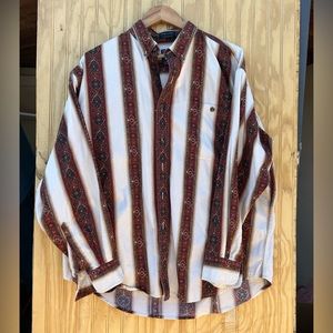 Vintage Patterned Button Down - image 1